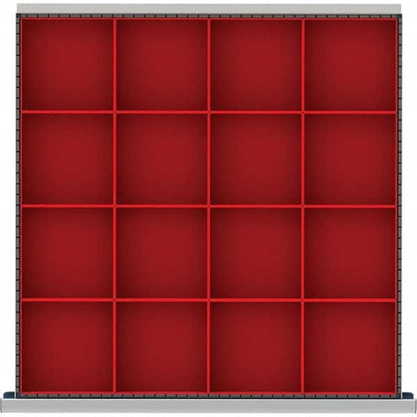LISTA - 16-Compartment Drawer Divider Layout for 3.15" High Drawers - Eagle Tool & Supply