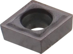 Kennametal - CCGT32.51 62 Grade SP4036 Carbide Turning Insert - TiAlN Finish, 80° Diamond, 3/8" Inscr Circle, 5/32" Thick, 1/64" Corner Radius - Eagle Tool & Supply