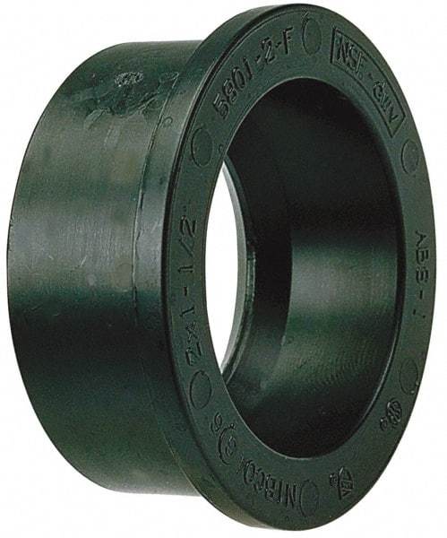 NIBCO - 3 x 1-1/2", ABS Drain, Waste & Vent Pipe Flush Bushing - Spig x Hub - Eagle Tool & Supply