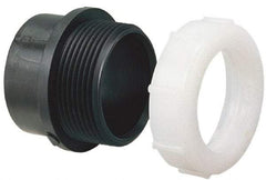 NIBCO - 1-1/2 x 1-1/4", ABS Drain, Waste & Vent Pipe Trap Adapter - Spig x SJ - Eagle Tool & Supply