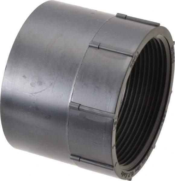 NIBCO - 3", ABS Drain, Waste & Vent Pipe Adapter - Hub x FIPT - Eagle Tool & Supply