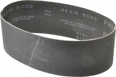 Made in USA - 3" Wide x 21" OAL, 80 Grit, Silicon Carbide Abrasive Belt - Silicon Carbide, Medium, Coated, X/Y Weighted Cloth Backing, Wet/Dry, Series S181 - Eagle Tool & Supply