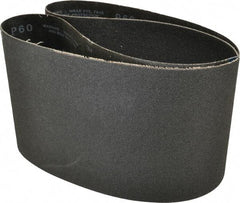 Made in USA - 6" Wide x 48" OAL, 60 Grit, Silicon Carbide Abrasive Belt - Silicon Carbide, Medium, Coated, X/Y Weighted Cloth Backing, Wet/Dry, Series S181 - Eagle Tool & Supply