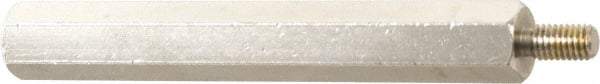 Electro Hardware - #4-40, 1/4" OAL, 3/16" Across Flats, Stainless Steel Hex Male/Female Circuit Board Standoffs - 1/4" Thread Depth, 1/4" Body Length, Passivated Finish - Eagle Tool & Supply