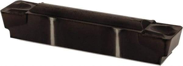 Kennametal - 0605A4G GUP Grade KCU10, 6.05mm Cutting Width Carbide Grooving Insert - 4.5mm Max Depth of Cut, Neutral, 0.8mm Corner Radius, TiAlN Finish - Eagle Tool & Supply