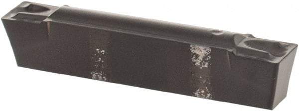 Kennametal - 0305A4G GUP Grade KCP10, 3.05mm Cutting Width Carbide Grooving Insert - 3mm Max Depth of Cut, Neutral, 0.2mm Corner Radius, TiCN/Al2O3/TiN Finish - Eagle Tool & Supply