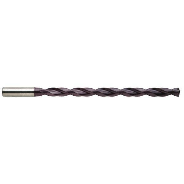 Guhring - 3.2mm 140° 2-Flute Solid Carbide Extra Length Drill Bit - Eagle Tool & Supply