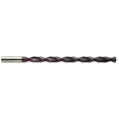 Guhring - 3.2mm 140° 2-Flute Solid Carbide Extra Length Drill Bit - Eagle Tool & Supply