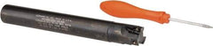Kennametal - 1" Cut Diam, 0.395" Max Depth of Cut, 1" Shank Diam, 8" OAL, Indexable Square Shoulder End Mill - EC10.., EP10.. Inserts, Cylindrical Shank, 0° Lead Angle, Through Coolant - Eagle Tool & Supply