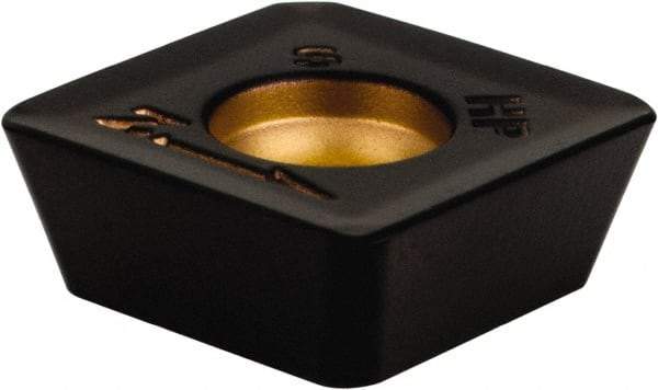 Kennametal - SDPT433 Grade KCPK30 Carbide Milling Insert - TiN/TiCN/Al2O3 Finish, 3/16" Thick, 1/2" Inscribed Circle, 1.19mm Corner Radius - Eagle Tool & Supply