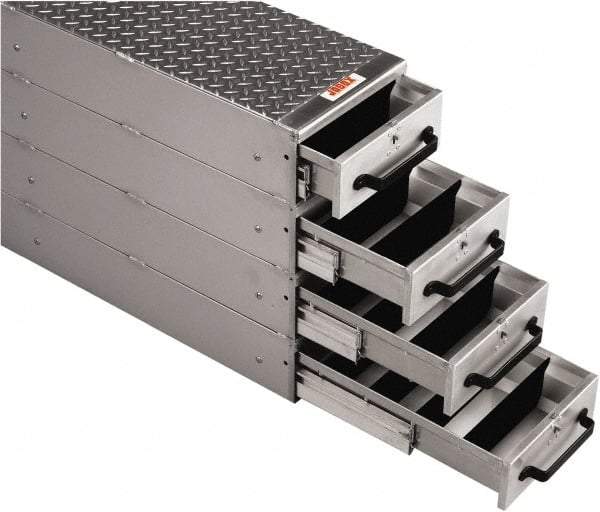 Jobox - 12" Wide x 24" High x 50" Deep Utility Chest - Fits Van Floor or Truck Bed - Eagle Tool & Supply