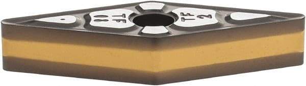 Iscar - VNMG332 TF Grade IC8250 Carbide Turning Insert - TiCN/Al2O3 Finish, 35° Diamond, 3/8" Inscr Circle, 3/16" Thick, 1/32" Corner Radius - Eagle Tool & Supply