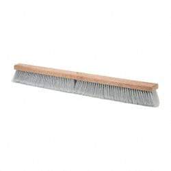PRO-SOURCE - 36" General Purpose Polypropylene Push Broom - 3" Bristle Length, Wood Block, Bolt-On Handle Connection, Handle Sold Separately - Eagle Tool & Supply