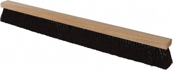 PRO-SOURCE - 36" Heavy Duty Polypropylene Push Broom - 3-1/4" Bristle Length, Wood Block, Bolt-On Handle Connection, Handle Sold Separately - Eagle Tool & Supply