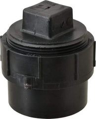 NIBCO - 3", ABS Drain, Waste & Vent Pipe Cleanout Adapter - Spig x CO with Plug - Eagle Tool & Supply
