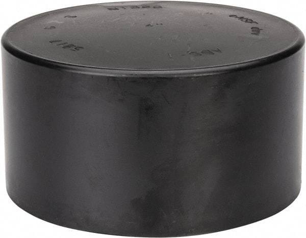 NIBCO - 4", ABS Drain, Waste & Vent Pipe End Cap - Hub - Eagle Tool & Supply