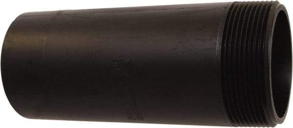 NIBCO - Threaded x Unthreaded Drain Pipe Nipple - 3 x 8" Pipe, ABS - Eagle Tool & Supply
