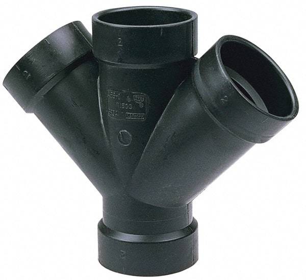 NIBCO - 4 x 4 x 2 x 2", ABS Drain, Waste & Vent Pipe - All Hub - Eagle Tool & Supply