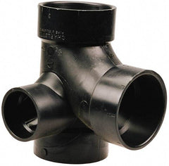 NIBCO - 3 x 3 x 3 x 1-1/2", ABS Drain, Waste & Vent Pipe - All Hub - Eagle Tool & Supply