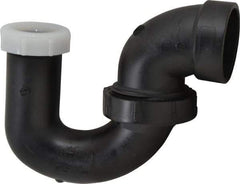 NIBCO - 1-1/2 x 1-1/4", ABS Drain, Waste & Vent Pipe P Trap with Union - Hub x SJ - Eagle Tool & Supply