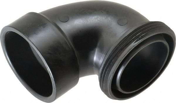 NIBCO - 1-1/2", ABS Drain, Waste & Vent Pipe P Trap with Union - Hub x SJ - Eagle Tool & Supply