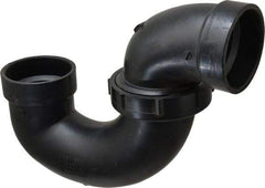 NIBCO - 2", ABS Drain, Waste & Vent Pipe P Trap with Union - Hub x Hub - Eagle Tool & Supply