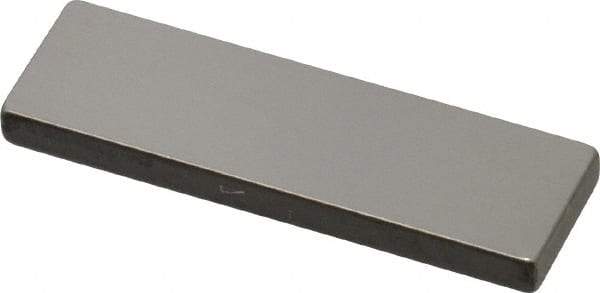 Mitutoyo - 0.1002" Rectangular Steel Gage Block - Accuracy Grade 0, Includes Certificate of Inspection - Eagle Tool & Supply