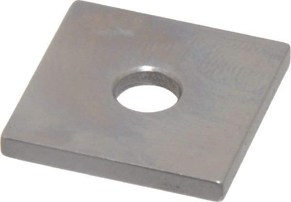 Mitutoyo - 0.11" Square Steel Gage Block - Accuracy Grade 0, Includes Certificate of Inspection - Eagle Tool & Supply