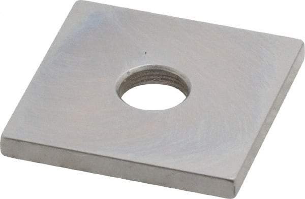 Mitutoyo - 0.1" Square Steel Gage Block - Accuracy Grade 0, Includes Certificate of Inspection - Eagle Tool & Supply