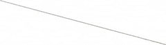 Micro Drill Bit: 0.01″ Dia, 135 ° Bright/Uncoated, 2″ OAL, Spiral Flute