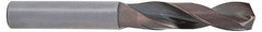 Accupro - #16 140° Solid Carbide Jobber Drill - AlTiN Finish, Right Hand Cut, Spiral Flute, Straight Shank, 2-1/2" OAL, Notched Point - Eagle Tool & Supply
