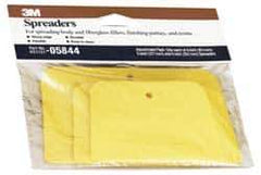 3M - Assorted Spreaders for Body Fillers & Finishing Putties - Plastic - Eagle Tool & Supply