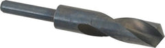 Interstate - 23.5mm Drill, 118° Point, High Speed Steel Silver Deming & Reduced Shank Drill Bit - Eagle Tool & Supply