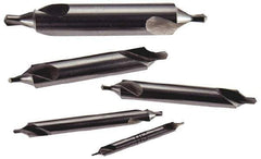 Keo - 5 Piece, #11 to 15, Bell Edge, High Speed Steel Combo Drill & Countersink Set - 60° Incl Angle - Eagle Tool & Supply