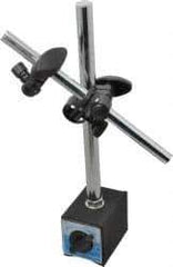 Value Collection - 175 Lb Magnetic Force, Fine Adjustment Indicator Positioner & Holder with Base - Rectangular Base, 70mm Base Height, 50mm Base Length, 55mm Base Width - Eagle Tool & Supply