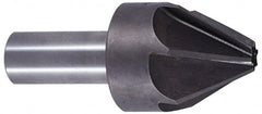 Interstate - 3/16" Head Diam, 3/16" Shank Diam, 6 Flute 60° Cobalt Countersink - Eagle Tool & Supply