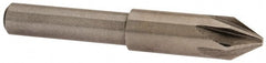 Interstate - 5/16" Head Diam, 1/4" Shank Diam, 6 Flute 60° Cobalt Countersink - Eagle Tool & Supply