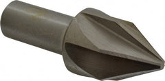 Interstate - 1-1/4" Head Diam, 3/4" Shank Diam, 6 Flute 60° Cobalt Countersink - Eagle Tool & Supply