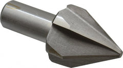 Interstate - 2" Head Diam, 1" Shank Diam, 6 Flute 60° Cobalt Countersink - Eagle Tool & Supply