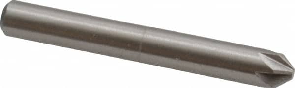Interstate - 1/4" Head Diam, 1/4" Shank Diam, 6 Flute 82° Cobalt Countersink - Eagle Tool & Supply