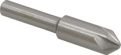 Interstate - 3/8" Head Diam, 1/4" Shank Diam, 6 Flute 82° Cobalt Countersink - Eagle Tool & Supply