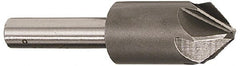 Interstate - 5/16" Head Diam, 1/4" Shank Diam, 6 Flute 90° Cobalt Countersink - Eagle Tool & Supply