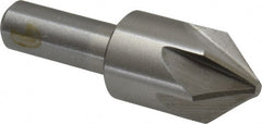 Interstate - 7/8" Head Diam, 1/2" Shank Diam, 6 Flute 82° Cobalt Countersink - Eagle Tool & Supply