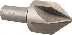 Interstate - 1-1/2" Head Diam, 3/4" Shank Diam, 6 Flute 82° Cobalt Countersink - Eagle Tool & Supply