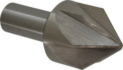 Interstate - 2" Head Diam, 1" Shank Diam, 6 Flute 82° Cobalt Countersink - Eagle Tool & Supply