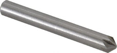 Interstate - 1/4" Head Diam, 1/4" Shank Diam, 6 Flute 90° Cobalt Countersink - Eagle Tool & Supply