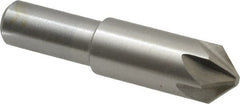 Interstate - 5/8" Head Diam, 1/2" Shank Diam, 6 Flute 90° Cobalt Countersink - Eagle Tool & Supply