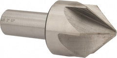 Interstate - 2" Head Diam, 1" Shank Diam, 6 Flute 90° Cobalt Countersink - Eagle Tool & Supply