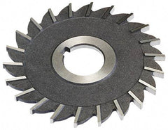 Keo - 4" Diam x 5/8" Width of Cut, 24 Teeth, High Speed Steel Side Milling Cutter - Straight Teeth, Uncoated - Eagle Tool & Supply