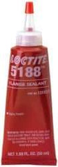 Loctite - 50 mL Tube Red Polyurethane Joint Sealant - -65 to 300°F Operating Temp, 24 hr Full Cure Time, Series 5188 - Eagle Tool & Supply